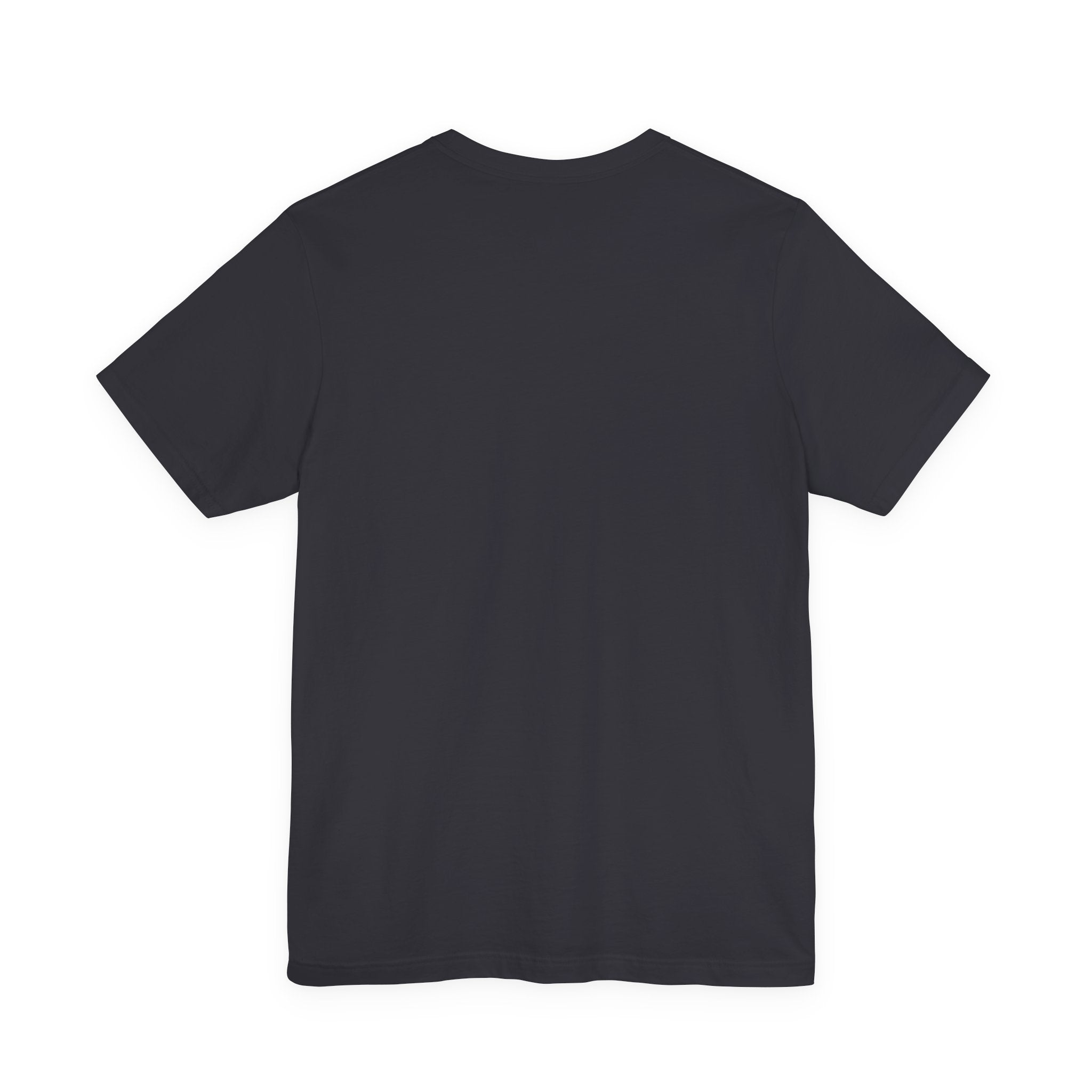 Minimal Gold Triangle Tee — Simple Small Chest Graphic T-Shirt