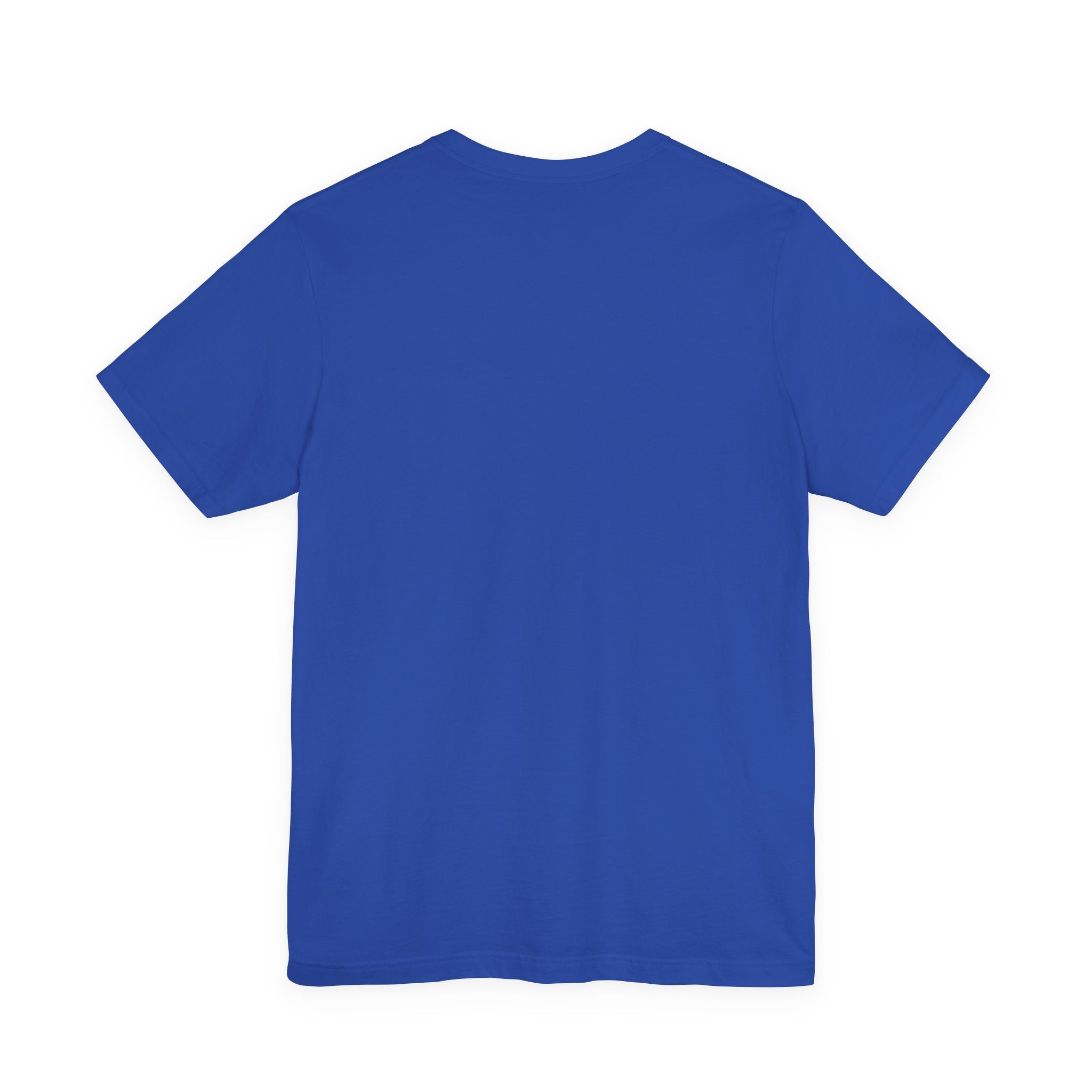 Minimal Gold Triangle Tee — Simple Small Chest Graphic T-Shirt
