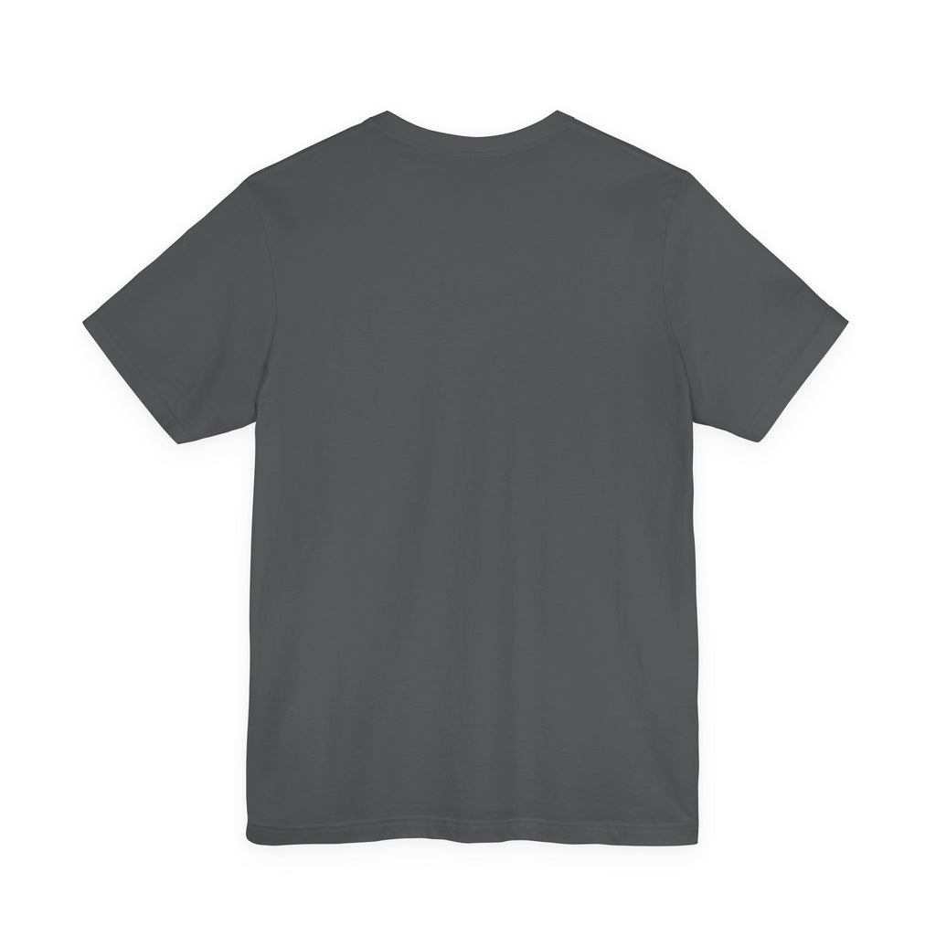 Minimal Gold Triangle Tee — Simple Small Chest Graphic T-Shirt