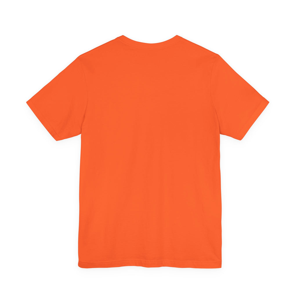 Minimal Gold Triangle Tee — Simple Small Chest Graphic T-Shirt
