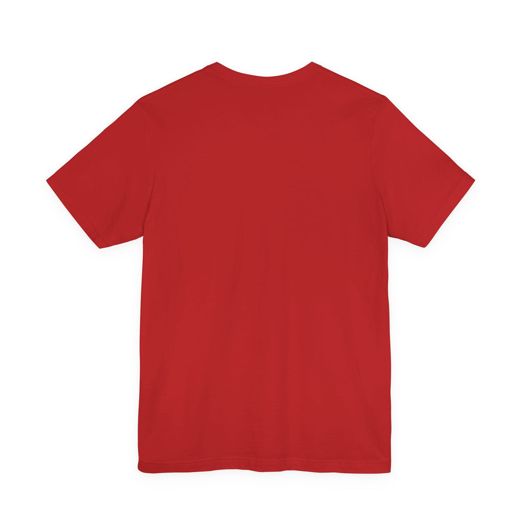 Minimal Gold Triangle Tee — Simple Small Chest Graphic T-Shirt
