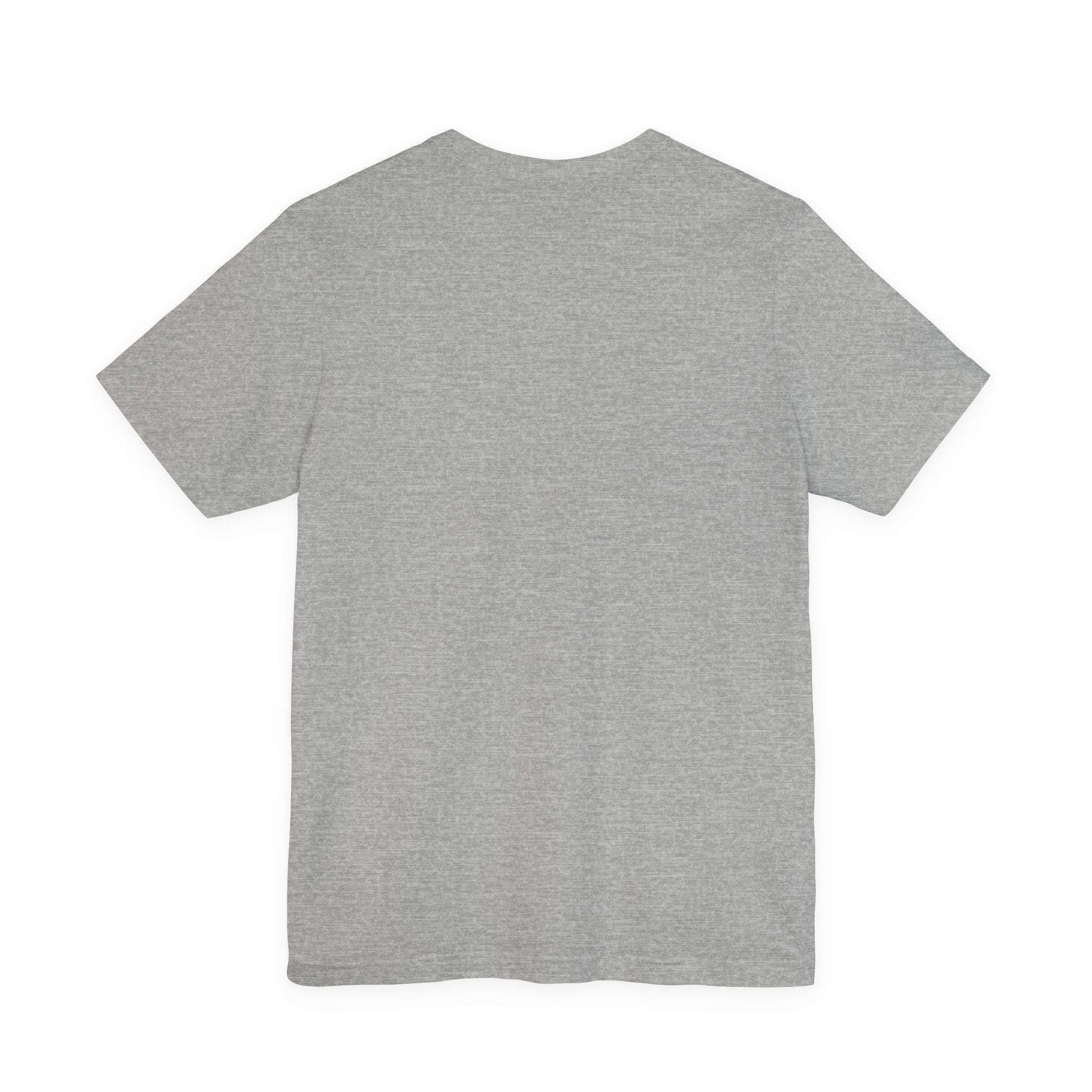 Minimal Gold Triangle Tee — Simple Small Chest Graphic T-Shirt