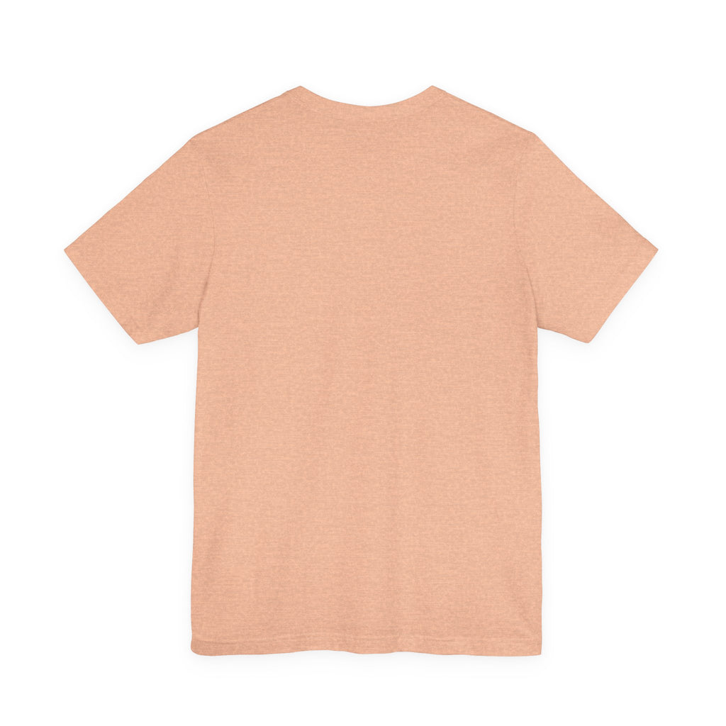 Minimal Gold Triangle Tee — Simple Small Chest Graphic T-Shirt