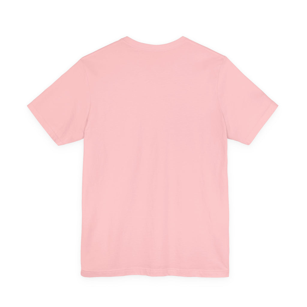Minimal Gold Triangle Tee — Simple Small Chest Graphic T-Shirt