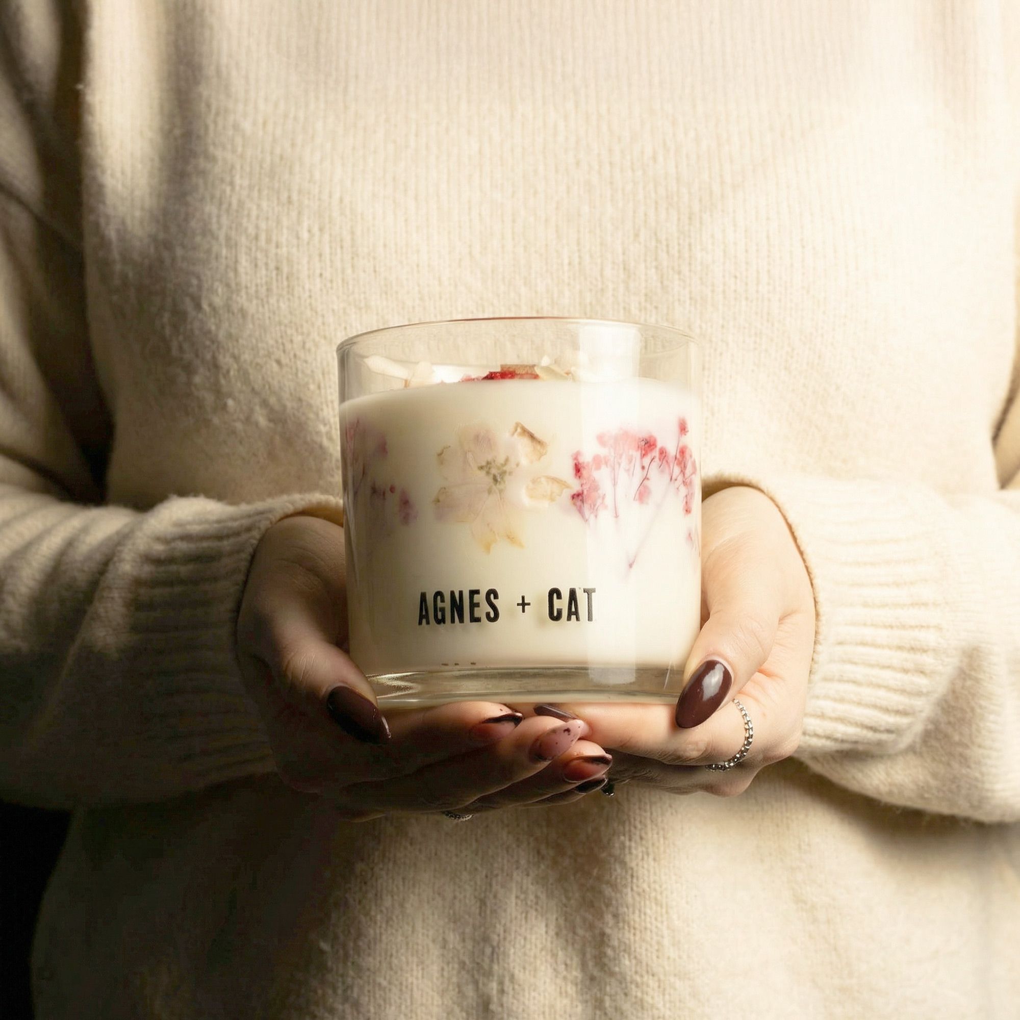 Agnes + Cat Botanical Soy Wax Candle - Roses of Sawrey