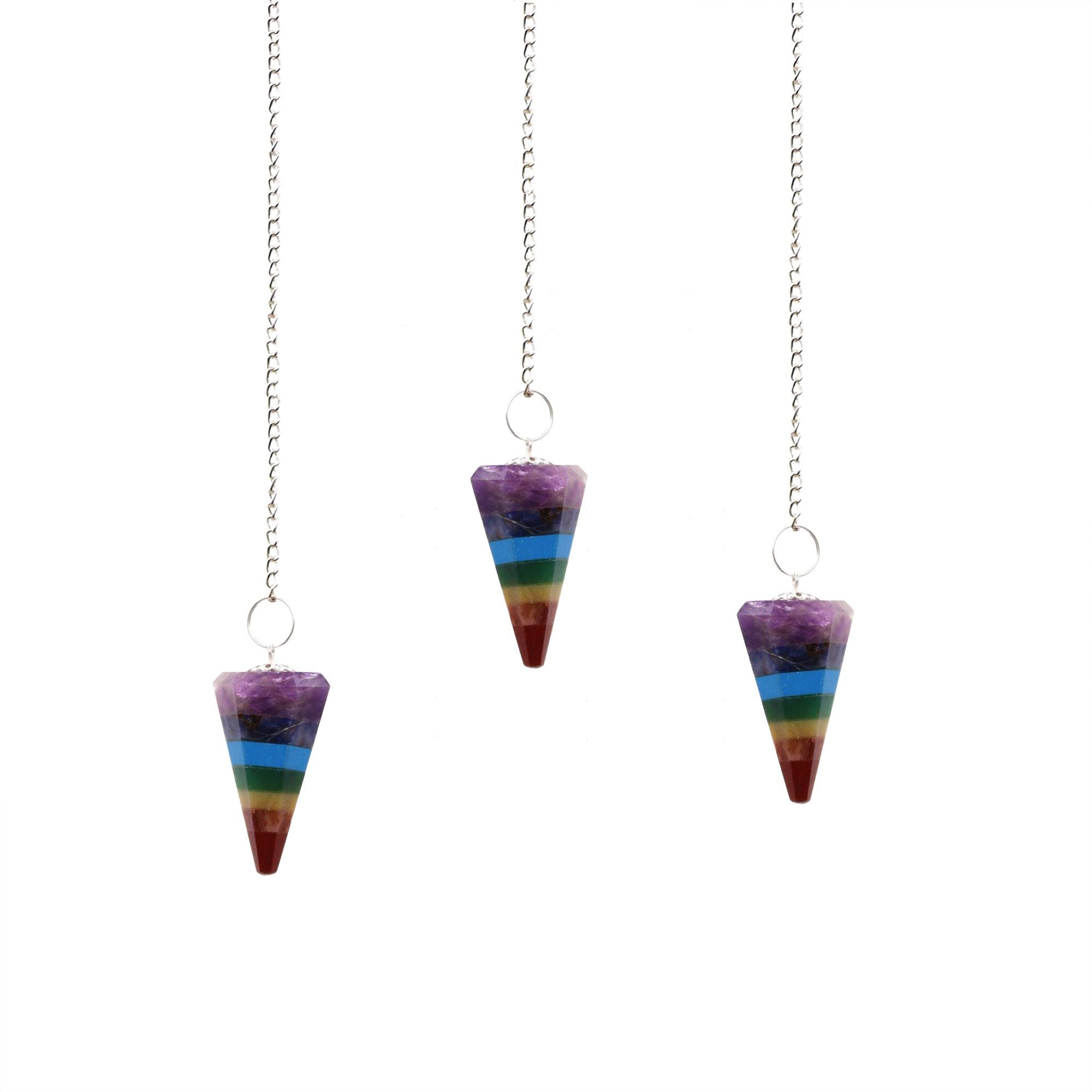 Pendulum - 7 Slice Chakra Style