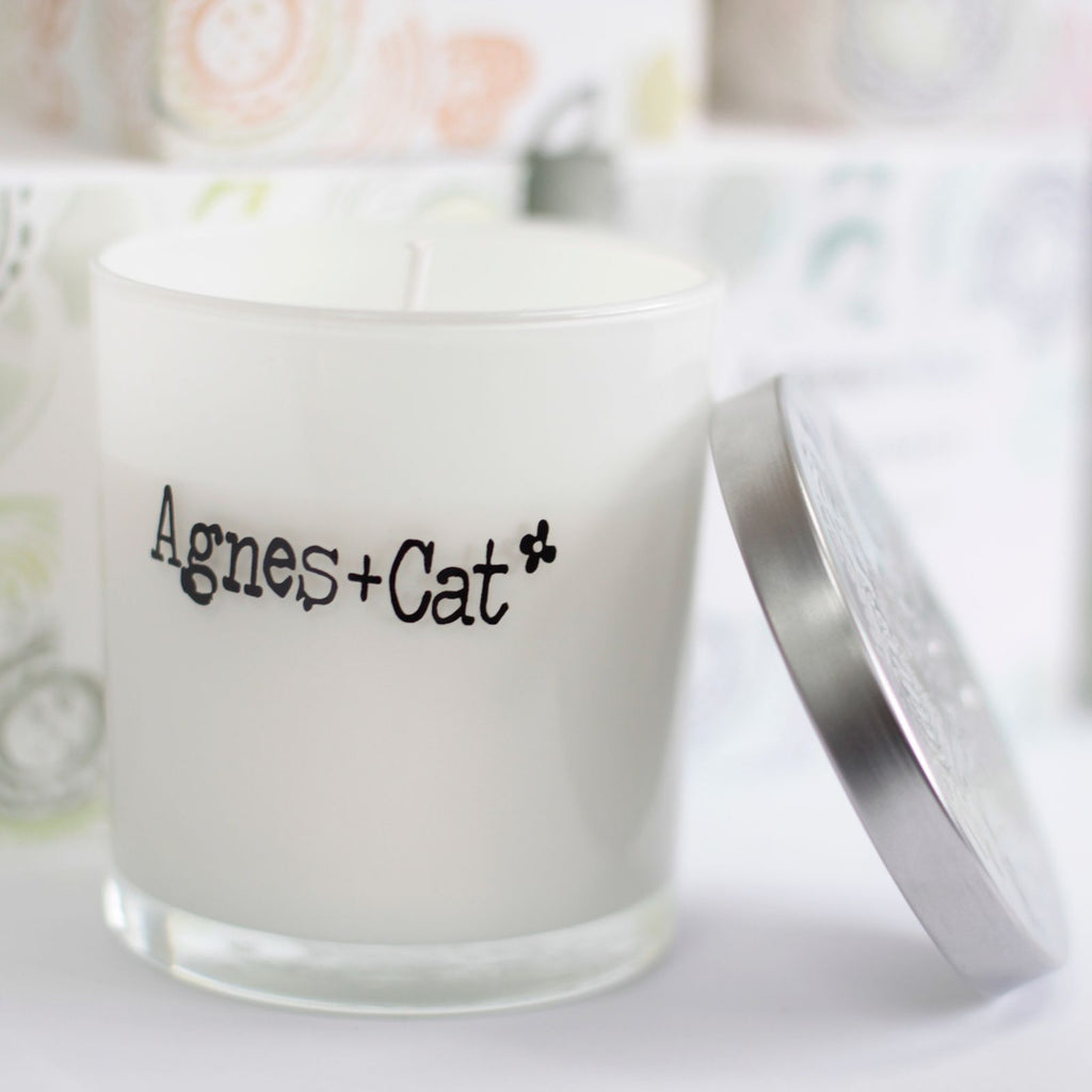 Agnes + Cat Votive Candle - Velvet Moon