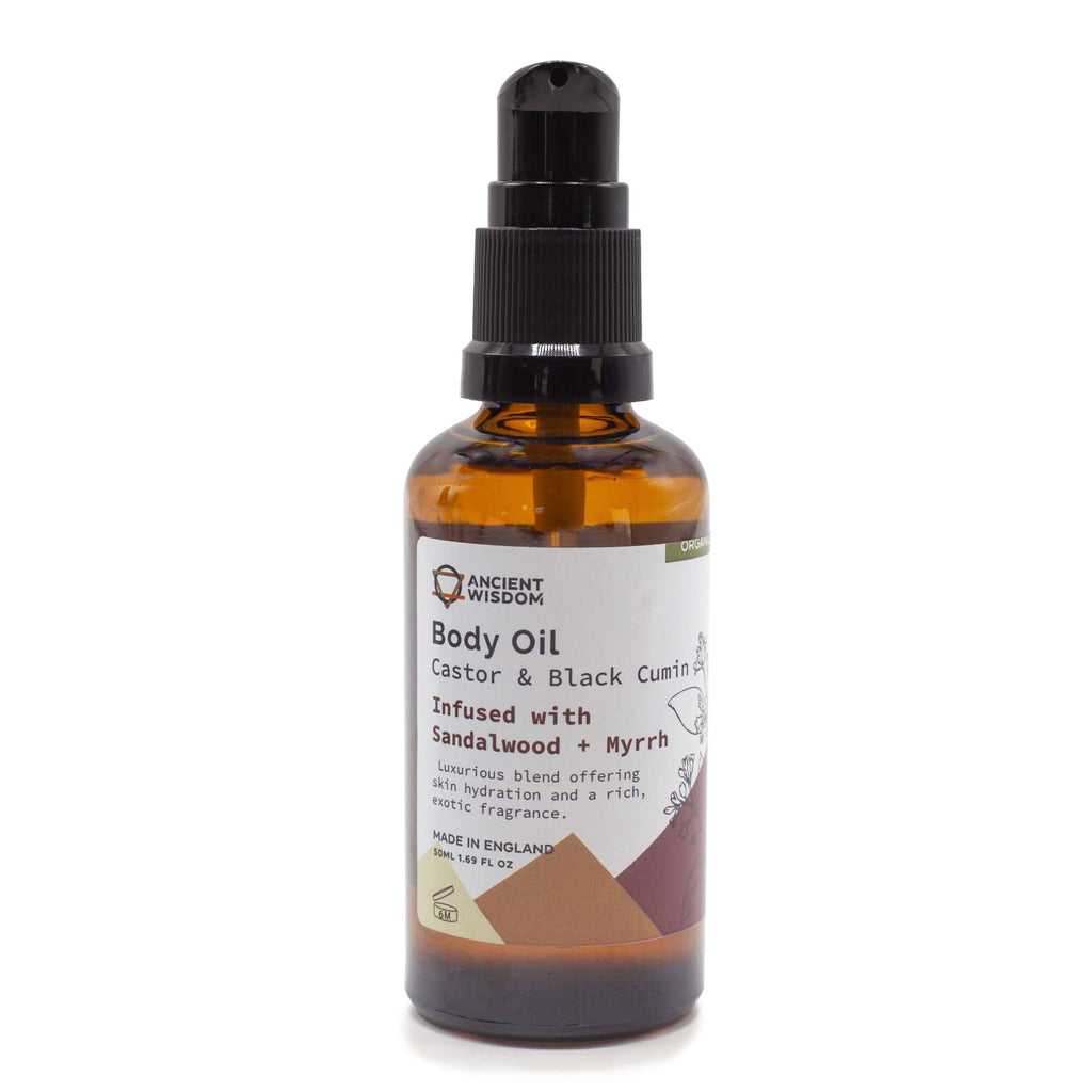 Organic Body Oil 50ml - Sandalwood & Myrrh