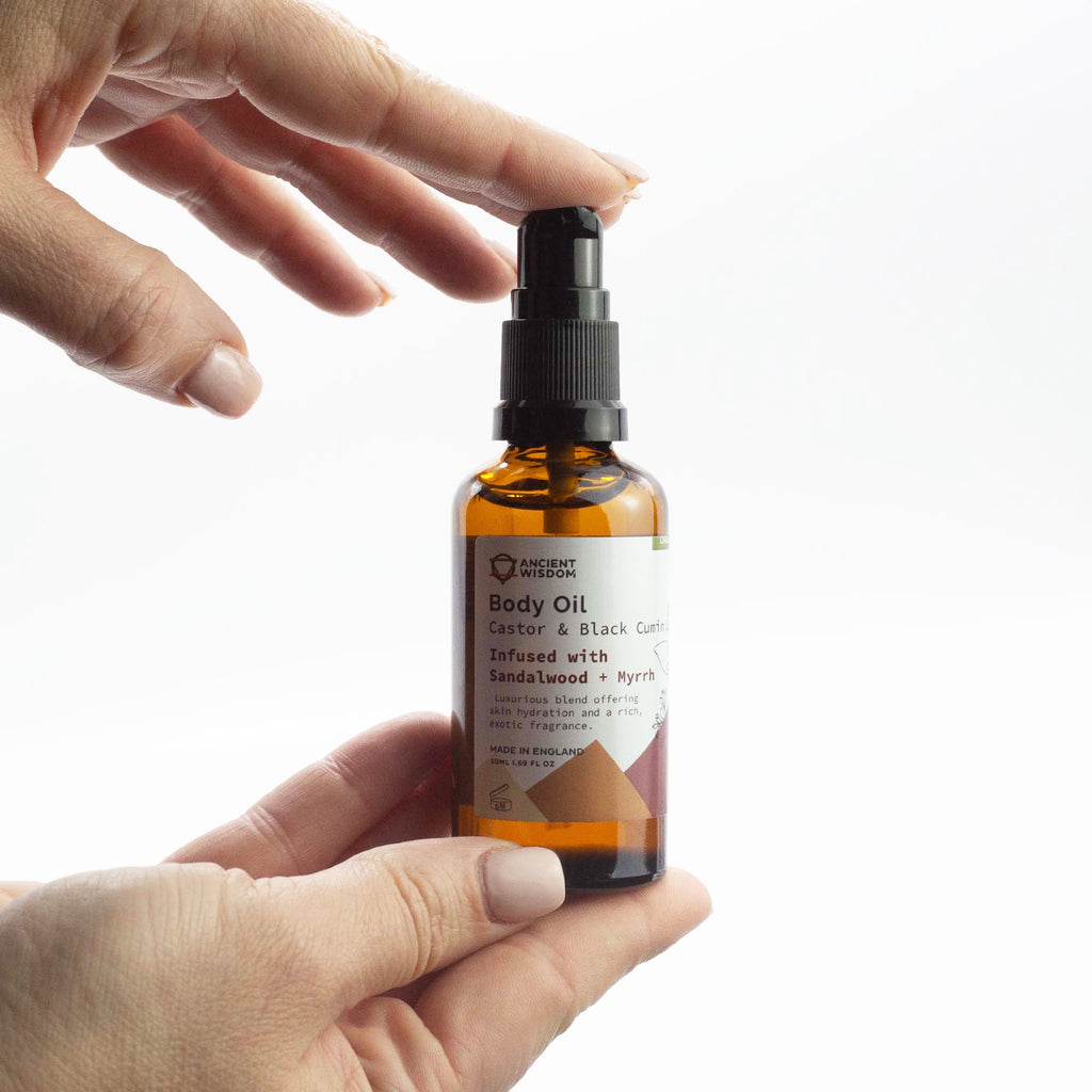 Organic Body Oil 50ml - Sandalwood & Myrrh