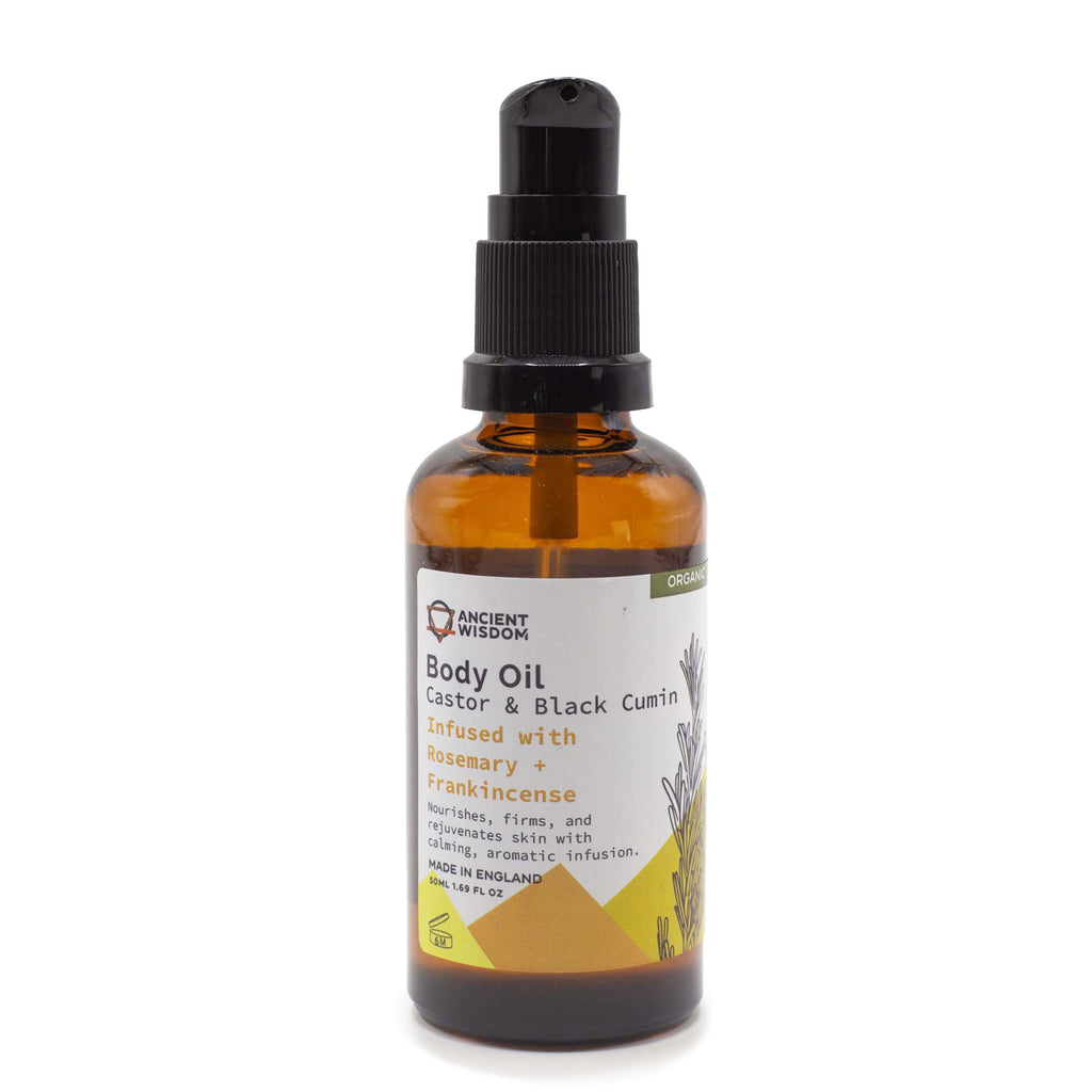 Organic Body Oil 50ml - Rosemary & Frankincense