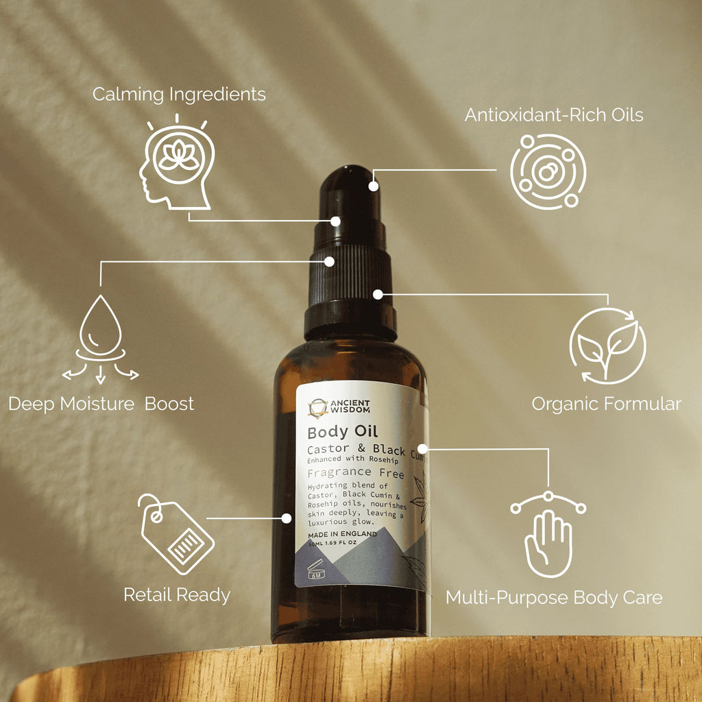 Organic Body Oil 50ml - Rosehip (Unfragranced)