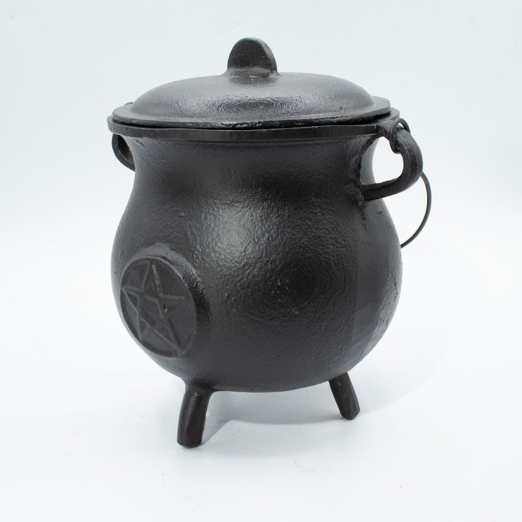 Extra Huge Cast Iron Cauldron with Pentagon 23x18cm (at least 4kg)