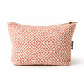 Nomad Sari Indian Jacquard Toiletry Bag - Coral Maze