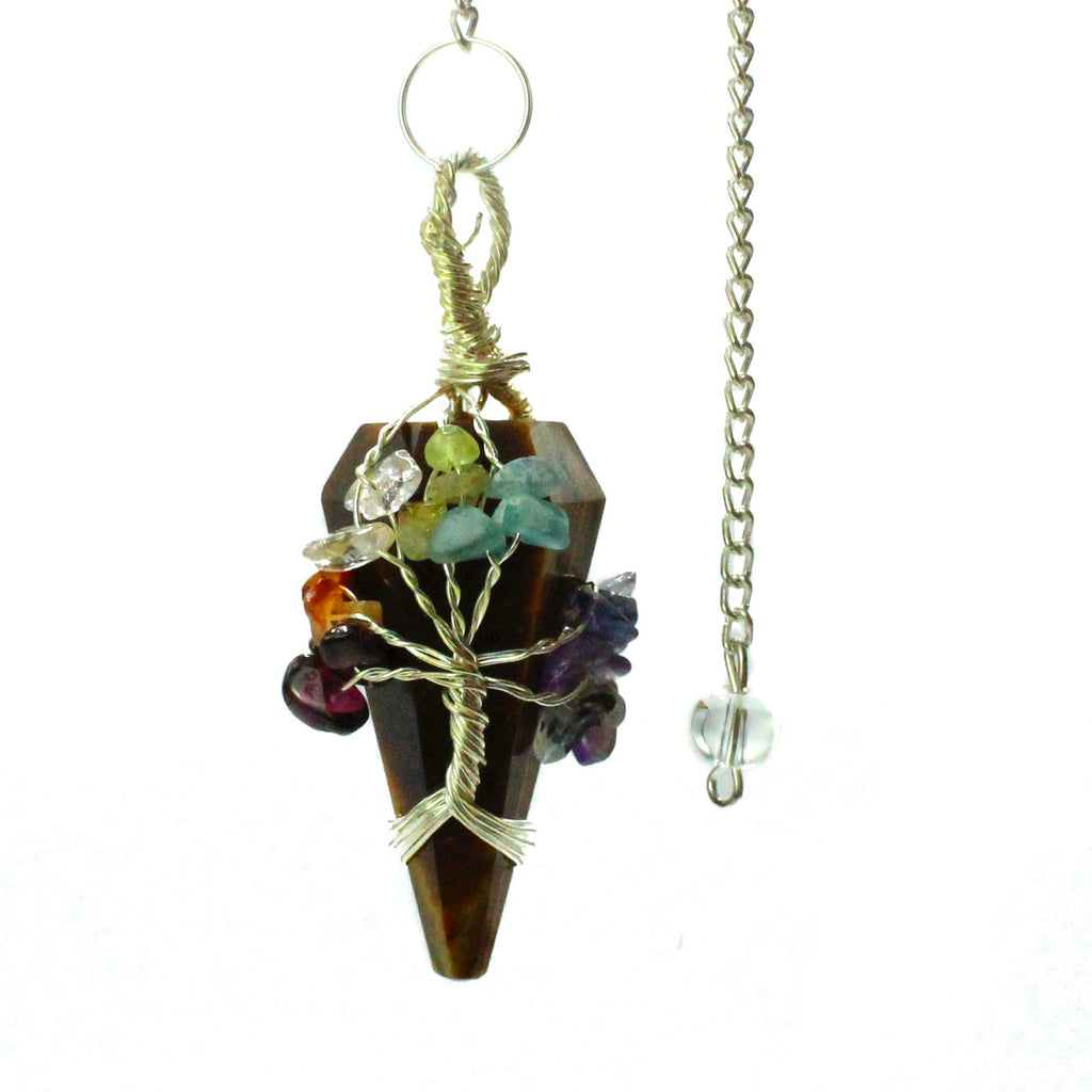 Magic Pendulum - Seven Chakra - Tigerseye