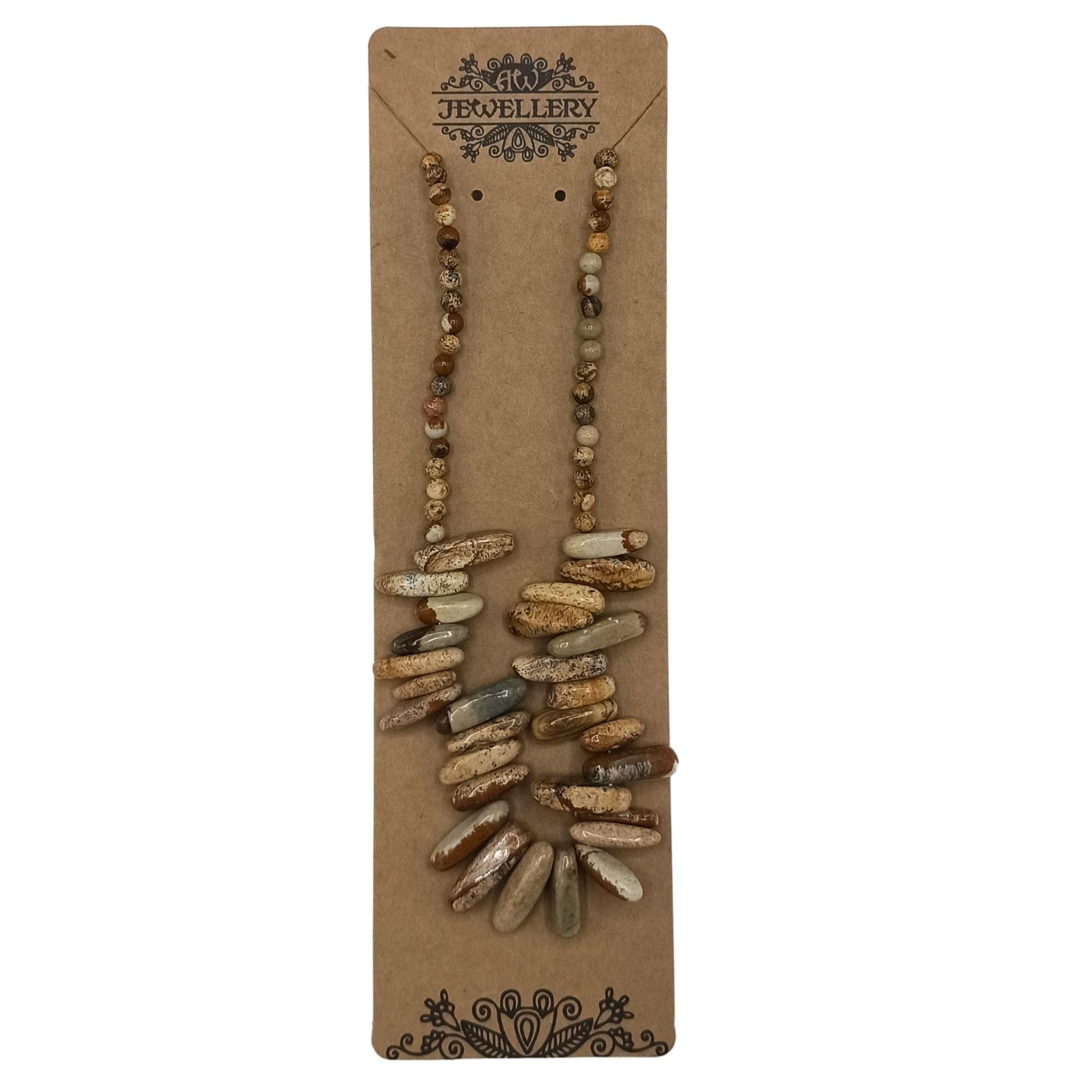 Longstone Gem Necklace - Map Stone
