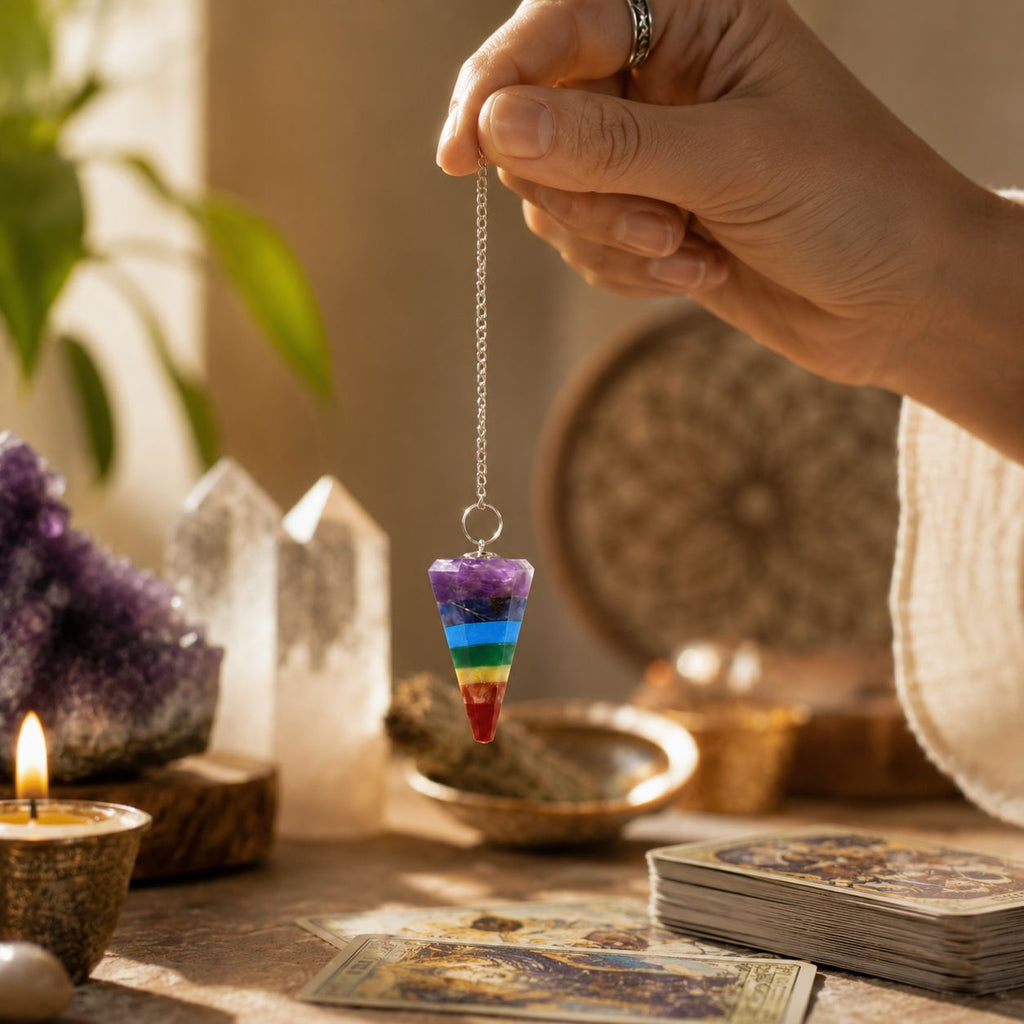 Pendulum - 7 Slice Chakra Style